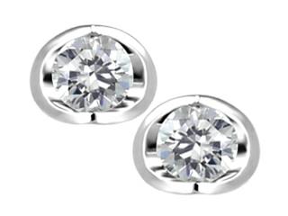 CJ Diamond 14K Gold  Screwback Fashion Stud Earrings 0.20 CTW - Gold