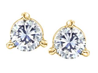 CJ Diamond 10K Gold  Screwback Stud Earrings 0.20 CTW - Gold